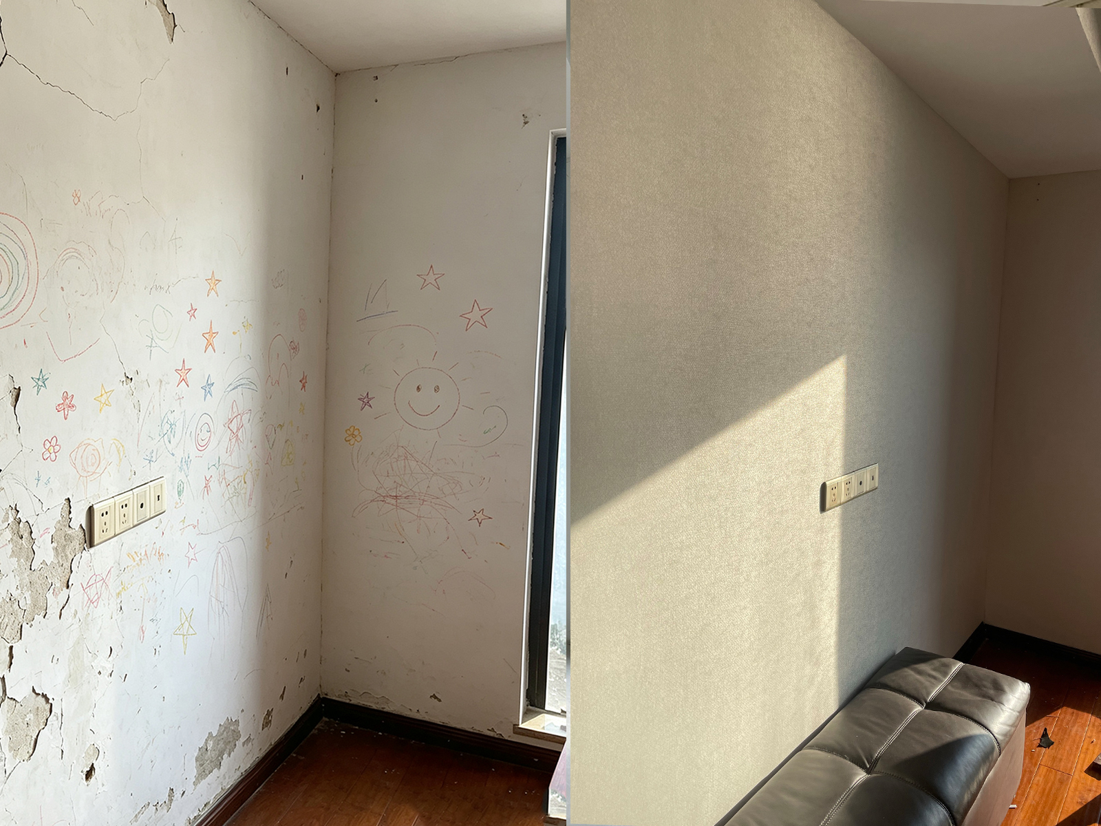 香港黃埔花園睡房牆布 奶油風 7A抗菌 奧壁森 AOBISEN Whampoa Garden Hong Kong Bedroom Wallcovering Cream Antibacterial