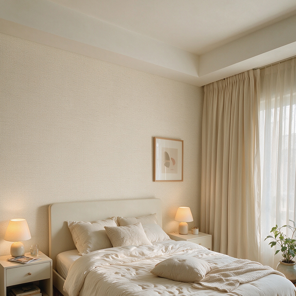 香港黃埔花園客戶評價實拍 奧壁森 AOBISEN 牆布施工效果 何太 Mrs Ho Whampoa Garden Wallcovering Review