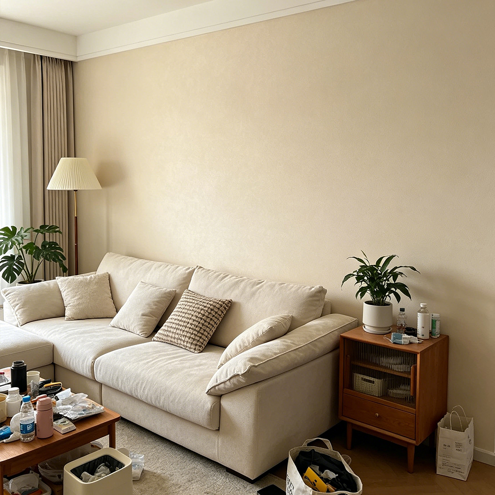 香港九龍塘客戶評價實拍 奧壁森 AOBISEN 牆布施工效果 劉太 Mrs Lau Kowloon Tong Wallcovering Review